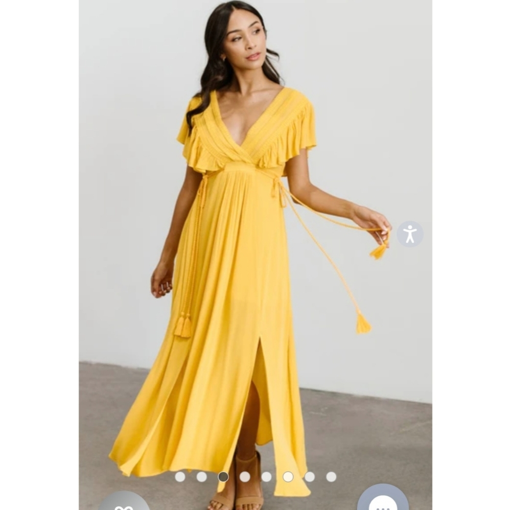 Baltic Born Yellow Maxi Dress